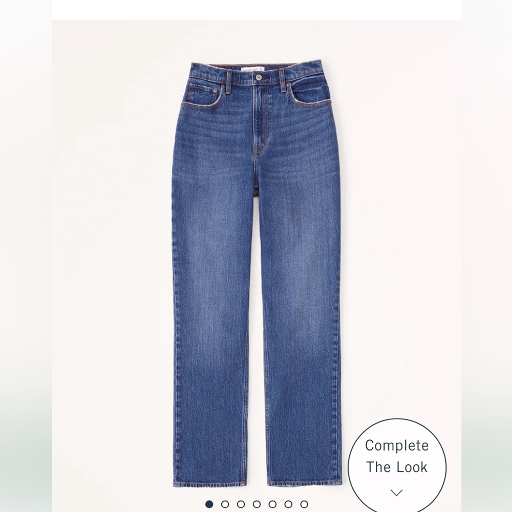 Dark denim jeans from Abercrombie and fitch
